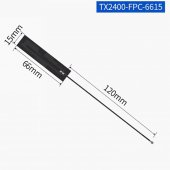 2.4G/3.5dBi/66*15mm 2.4 GHz Wifi Antenna IPEX 2.4GHz Embedded Antennas for Router Aircard Aerial 5.8GHz for Internet Signal IPX 5G Antenne