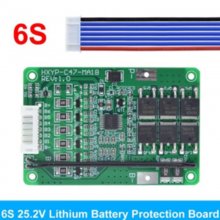 6S BMS 16.8V 21V 20A 18650 Li-ion Lmo Ternary Lithium Battery Charger Protection Board Balance And Temperature Protect