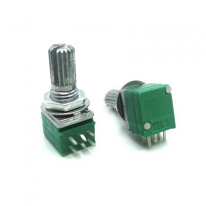 6pins RK097G 100K B100K RK097GS single linked potentiometer