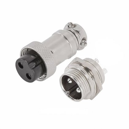 GX12 3pins Male and Female Aviation Connector