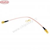 RP-SMA-J Female Hole inside to SMA-K Female Hole inside 20CM RG316 Cable