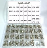 640PCS Hc-49S 32 Kinds X20pcs Crystal Oscillator Electronic Kit Resonator Ceramic Quartz DIP 32.768 4 8 12 16 20 25 MHZ Kit Box