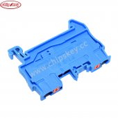 Blue Din Rail Terminal Block PT-2.5 Push In Terminal Connector Spring Screwless Electrical Wire Conductor Terminal Block PT2.5