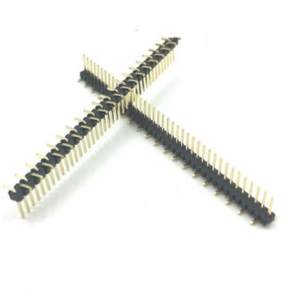 1.27mm single row pin pin header pin SMD patch 1*40P gold plated single plastic 1X40PIN dislocation