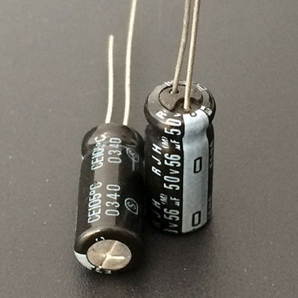 Electrolytic capacitors 50V56UF 6*12