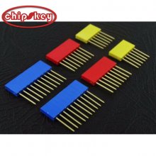 Stackable Colour Header - 10pin (Blue)