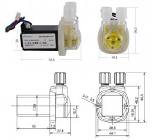 12v stepping motor micro pump acid alkali low noise self-priming pump