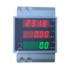 D52-2047 Multi-functional Digital Din Rail Current Voltage Power Factor Meter Ammeter Voltmeter AC AC80-300V