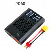 ISDT PD60 60W 6A Battery Balance Charger Type-C Input for 1-4S Lipo Battery for RC FPV Drone