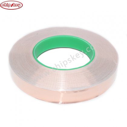 20mm*0.1mm 50Meter/Reel Copper Foil Tape Double Side lead