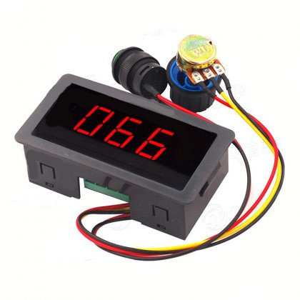 CCM5D digital display / PWM DC motor speed controller / 6V12V24V stepless speed control switch / controller display shell