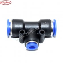 PEG 10-6 Pneumatic Fittings Fitting Plastic T Type 3-way For 6mm 10mm Tee Tube Quick Connector Slip Lock