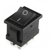 6pins T85 KCD1-B3 202 Rocker Switch - DPDT