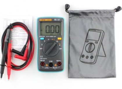 ANENG AN8004 LCD Auto Range Digital Multimeter Voltmeter Ammeter Resistance DC / AC Transistor Tester Voltmeter multi meter