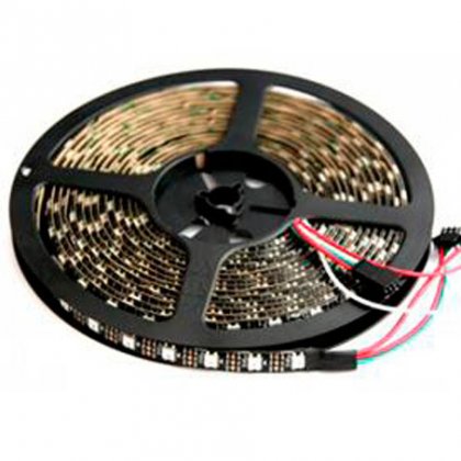 5050LED WS2812B-IC (5m strip/60LEDs per m) Waterproof RGB 5V