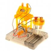 DIY liquid Powered Clock Science Educational Toys Puzzle