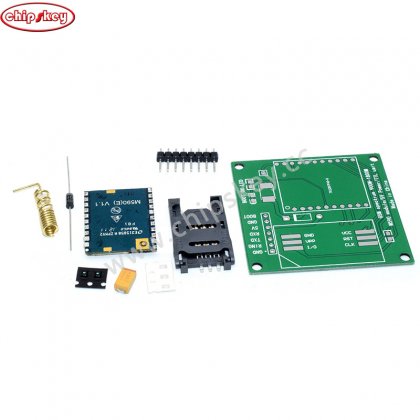 M590E GSM GPRS Function Module DIY Kits M590 GSM GPRS 900m-1800m SMS CPU MCU Test