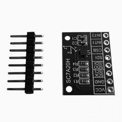 SC7A20H high-precision three-axis gravity acceleration tilt angle sensor module IIC/SPI transmission