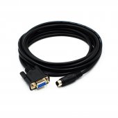 db9 rs232 Female to mini din 8p male cable 2M