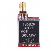 TS5828 5.8GHz 600mW 32CH FPV Wireless Audio Video AV Transmitter 1.5km Range