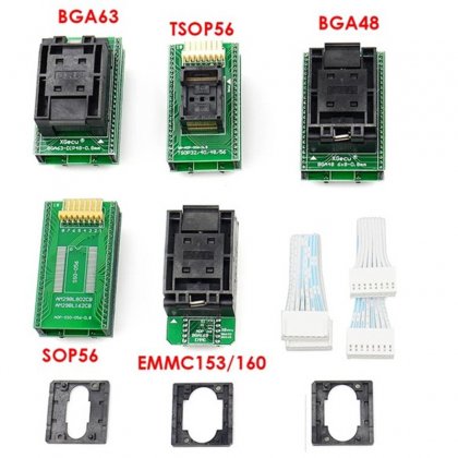 BGA63 TSOP56 BGA48 SOP56 EMMC153/160 IC Adapter for T56