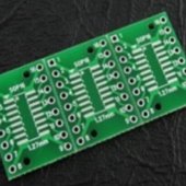 TSSOP16/SSOP16/SOP16/SOIC16/SO16 to DIP16 Adapter Breakout PCB Board