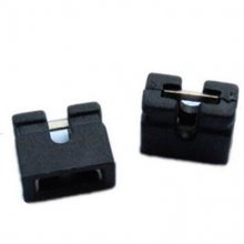 2.54 single row pin jumper cap, short circuit blocks, connecting blocks, 100pcs