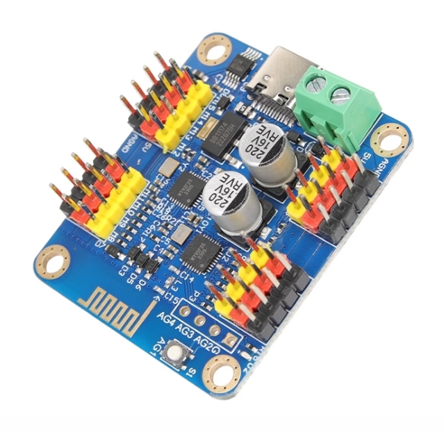 16 Channels Servo Controller USB serial development board TTL Bluetooth radio development board