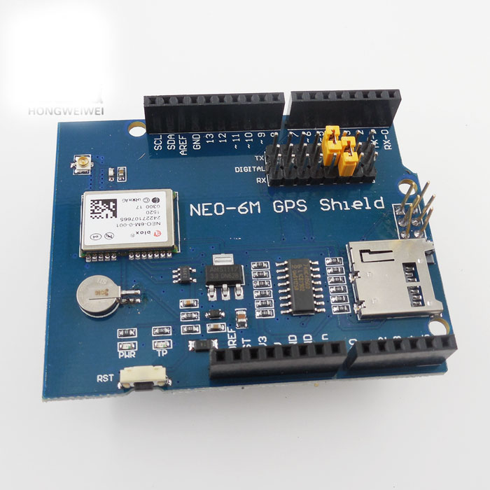 GPS NEO-6M Shield GPS Record Module With SD Interface For Arduino ...