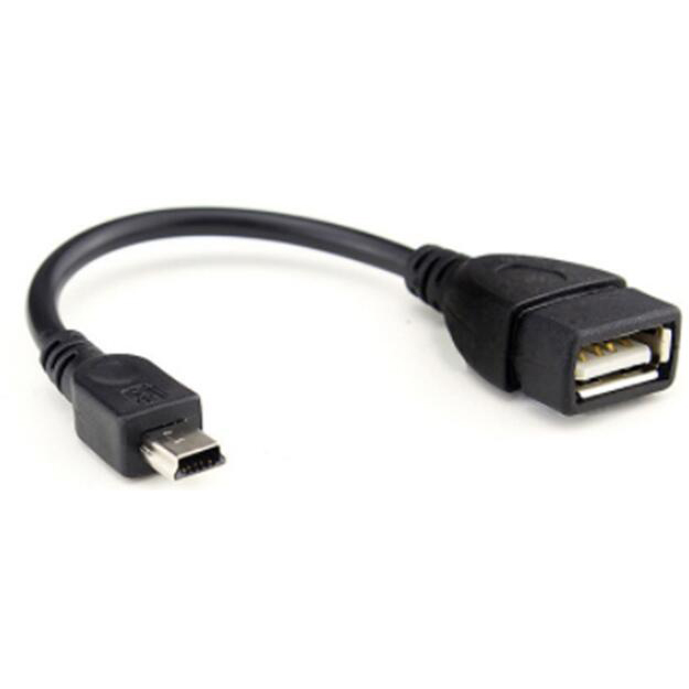 MINI USB Audio Cable Mini Port OTG Cable Adapter Auto USB Flash U Disk Music V3 Line [38137 ...