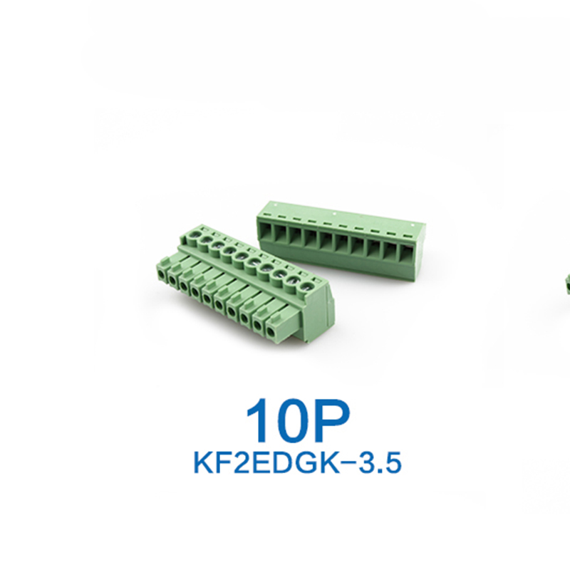 15EDG-3.5MM 10P Straight Pins/ straight screw terminal block pluggable connector