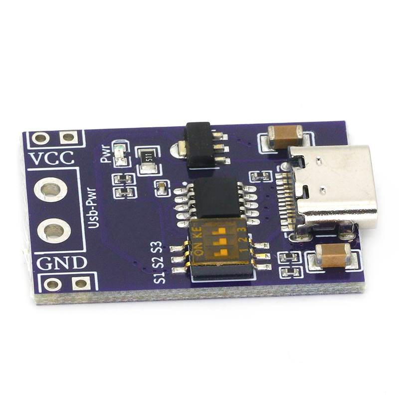 USB-C PD/QC Fast Charge Trigger Decoy Module – 5V/9V/12V/15V/20V Fixed Output (UK Stock)