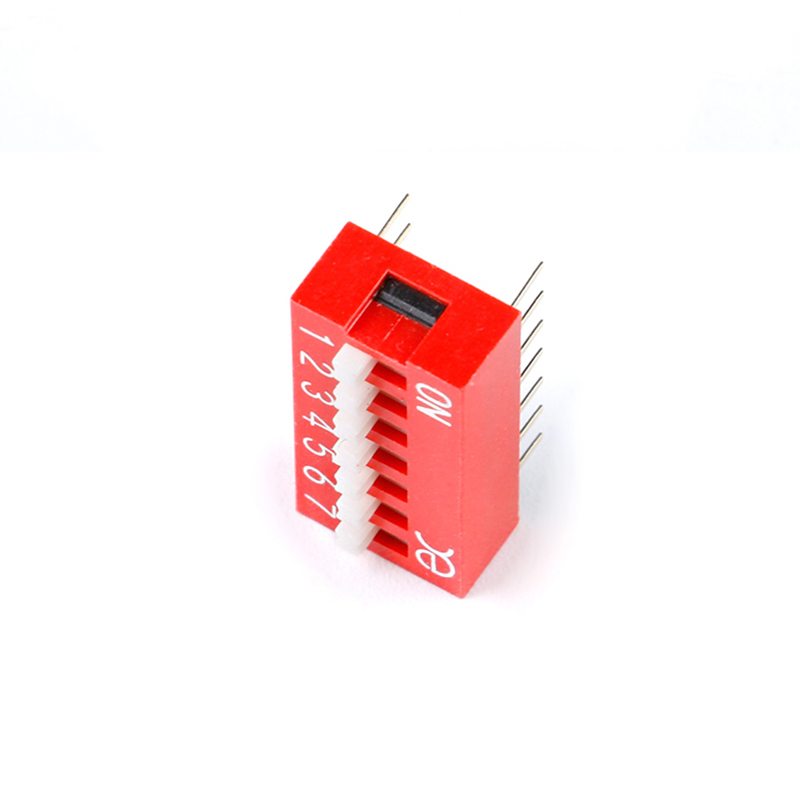 Red 2.54MM DIP 7P Code Switch DS-7 DS7